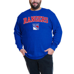 Artemi Panarin New York Rangers Profile Big & Tall Name & Number Thermal Pullover Sweatshirt - Royal - NHL 201279784
