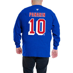 Artemi Panarin New York Rangers Profile Big & Tall Name & Number Thermal Pullover Sweatshirt - Royal - NHL 201279784