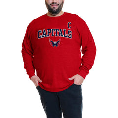 Alexander Ovechkin Washington Capitals Profile Big & Tall Name & Number Thermal Pullover Sweatshirt - Red - NHL 201279787