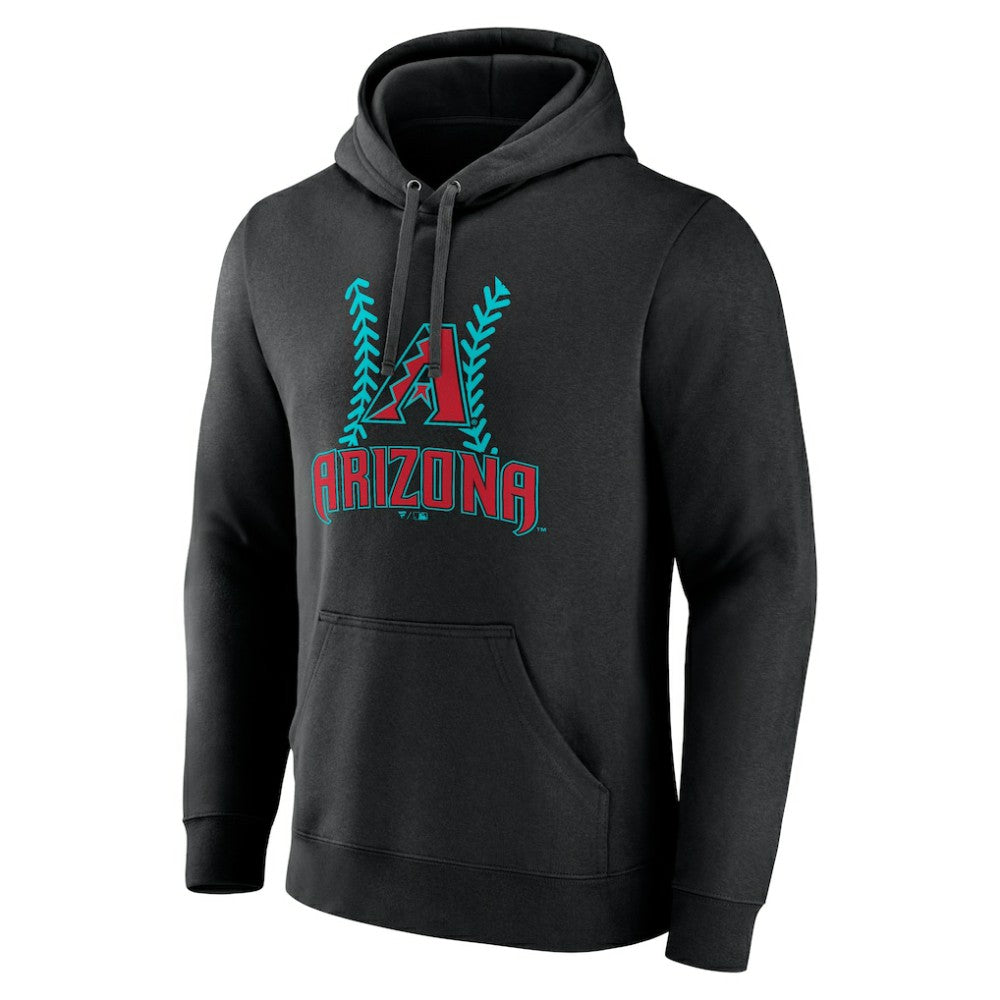 Zac Gallen Arizona Diamondbacks Name & Number Fastball Pullover Hoodie - Black - MLB Lifestyle