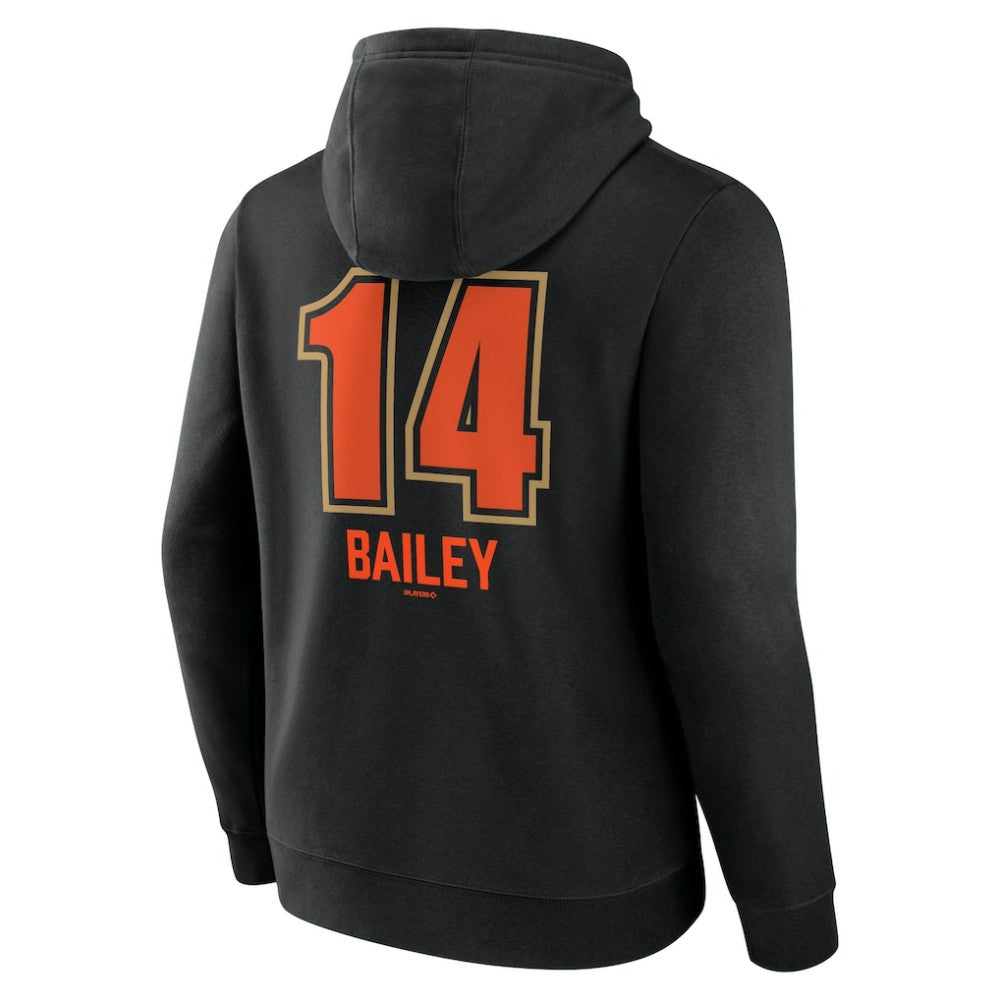 Patrick Bailey San Francisco Giants Name & Number Fastball Pullover Hoodie - Black - MLB on Sale