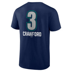 J.P. Crawford Seattle Mariners Name & Number Fastball T-Shirt - Navy - MLB Sale