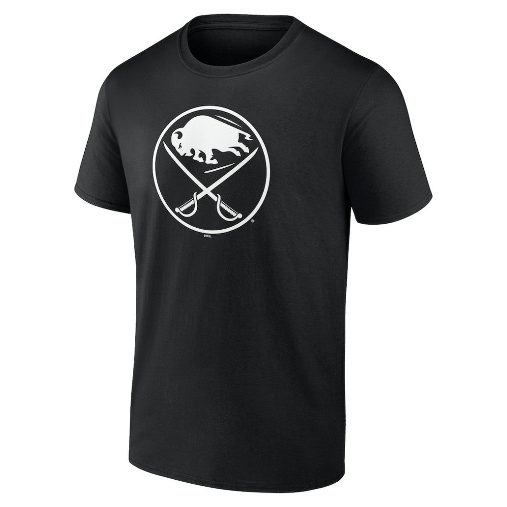 Buffalo Sabres Personalized Name & Number Monochrome T-Shirt - Black - NHL 201281436
