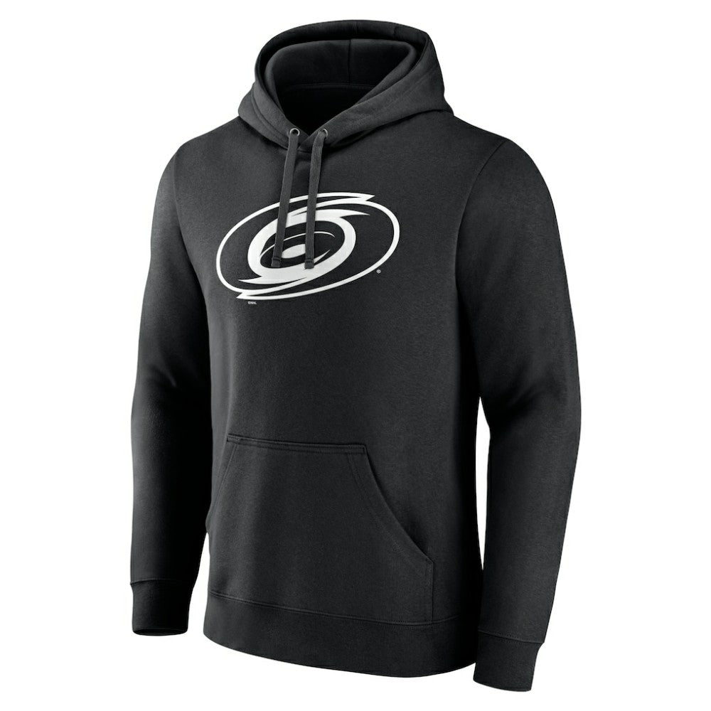 Carolina Hurricanes Personalized Name & Number Monochrome Pullover Hoodie - Black - NHL 201281447