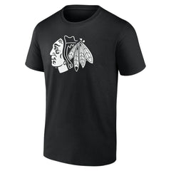 Chicago Blackhawks Personalized Name & Number Monochrome T-Shirt - Black - NHL 201281454