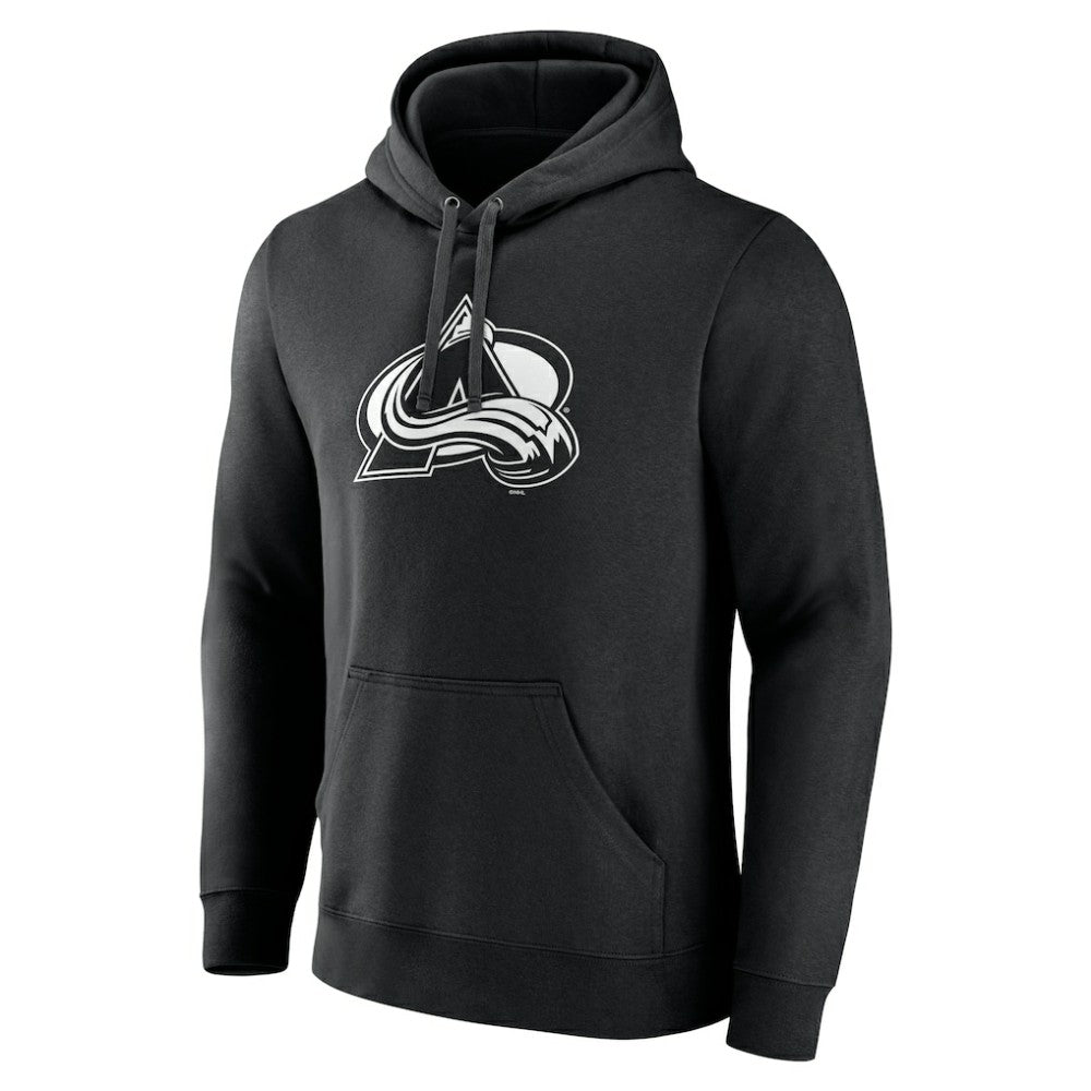 Colorado Avalanche Personalized Name & Number Monochrome Pullover Hoodie - Black - NHL 201281459