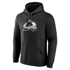 Colorado Avalanche Personalized Name & Number Monochrome Pullover Hoodie - Black - NHL 201281459