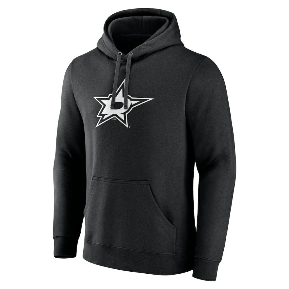 Dallas Stars Personalized Name & Number Monochrome Pullover Hoodie - Black - NHL 201281471