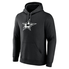 Dallas Stars Personalized Name & Number Monochrome Pullover Hoodie - Black - NHL 201281471