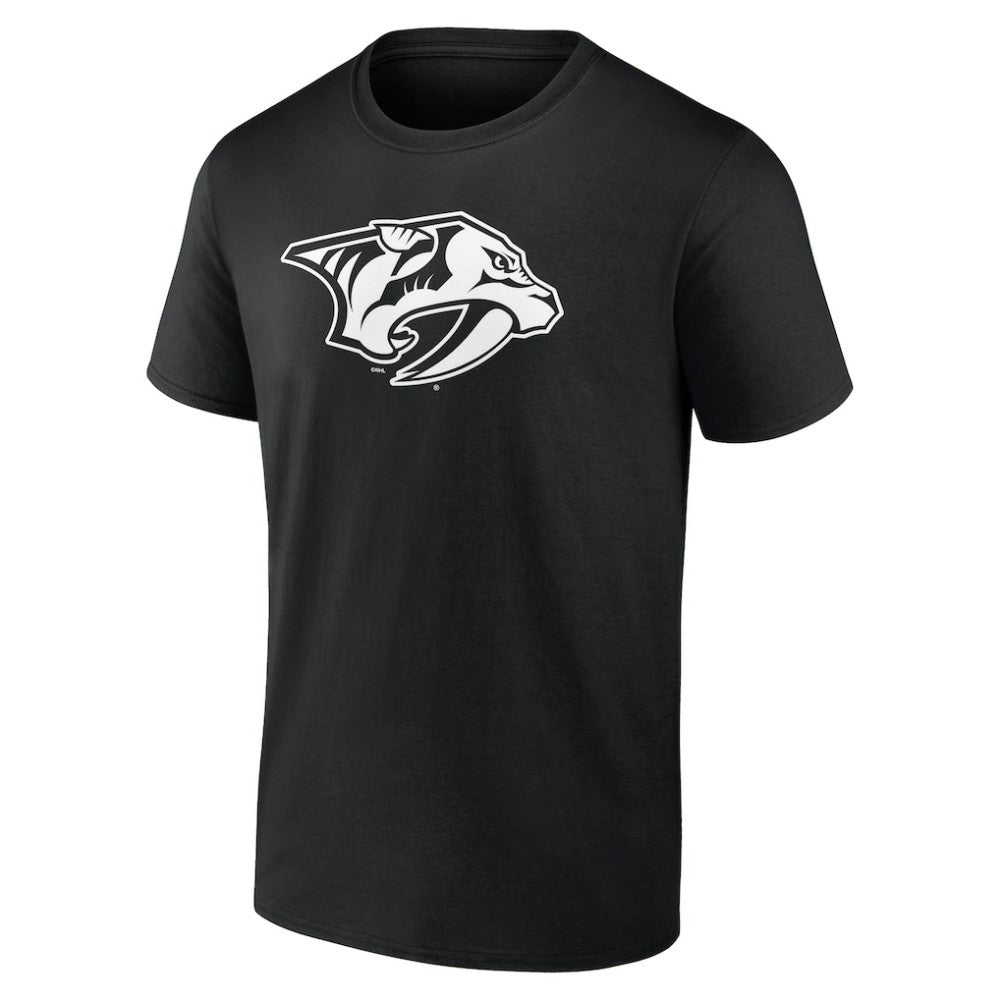Nashville Predators Personalized Name & Number Monochrome T-Shirt - Black - NHL 201281514