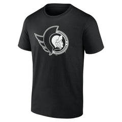 Ottawa Senators Personalized Name & Number Monochrome T-Shirt - Black - NHL 201281538
