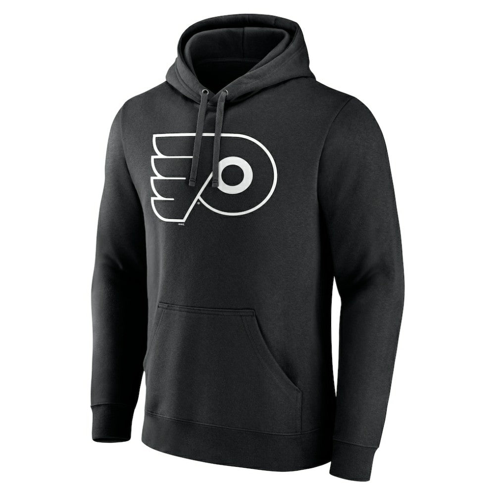 Philadelphia Flyers Personalized Name & Number Monochrome Pullover Hoodie - Black - NHL 201281543