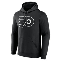 Philadelphia Flyers Personalized Name & Number Monochrome Pullover Hoodie - Black - NHL 201281543