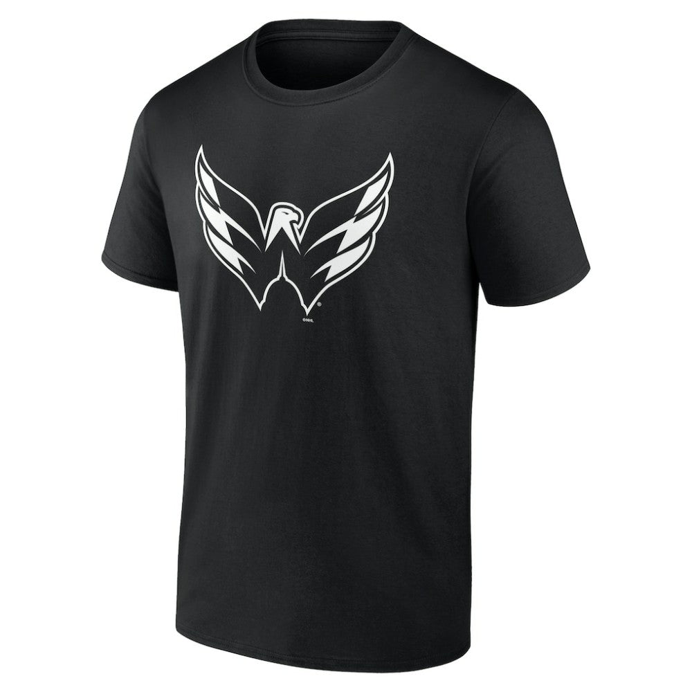 Washington Capitals Personalized Name & Number Monochrome T-Shirt - Black - NHL 201281598