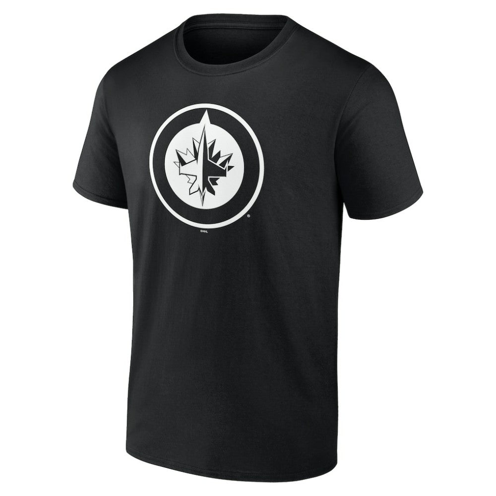 Winnipeg Jets Personalized Name & Number Monochrome T-Shirt - Black - NHL 201281604