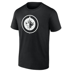 Winnipeg Jets Personalized Name & Number Monochrome T-Shirt - Black - NHL 201281604