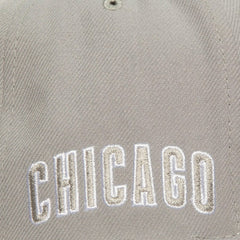 Chicago Cubs Mitchell & Ness Snapback Hat - Gray - Mitchell & Ness Lifestyle