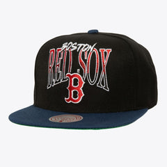 Boston Red Sox Mitchell & Ness Rise Up Snapback Hat - Black - Mitchell & Ness Online