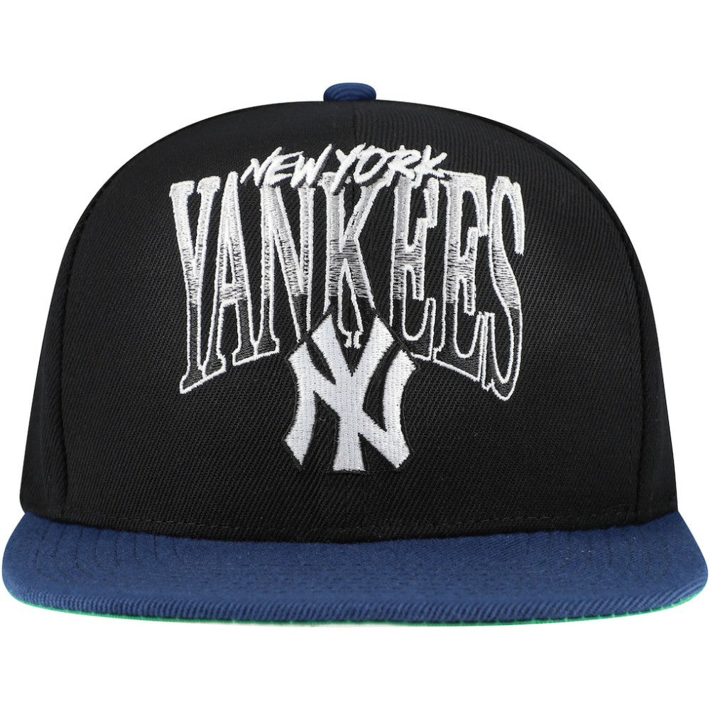 New York Yankees Mitchell & Ness Rise Up Snapback Hat - Black - Mitchell & Ness Lifestyle
