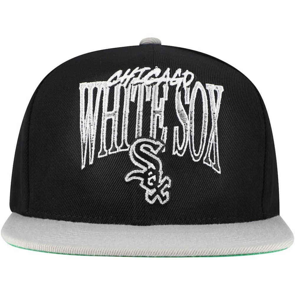 Chicago White Sox Mitchell & Ness Rise Up Snapback Hat - Black - Mitchell & Ness Sale