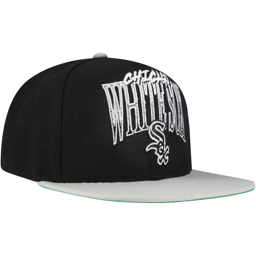 Chicago White Sox Mitchell & Ness Rise Up Snapback Hat - Black - Mitchell & Ness Sale