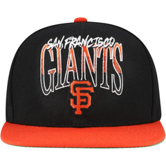 San Francisco Giants Mitchell & Ness Rise Up Snapback Hat - Black - Mitchell & Ness Online