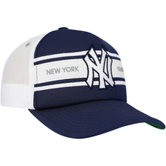 New York Yankees Sideline Trucker Adjustable Hat - Navy - MLB Lifestyle