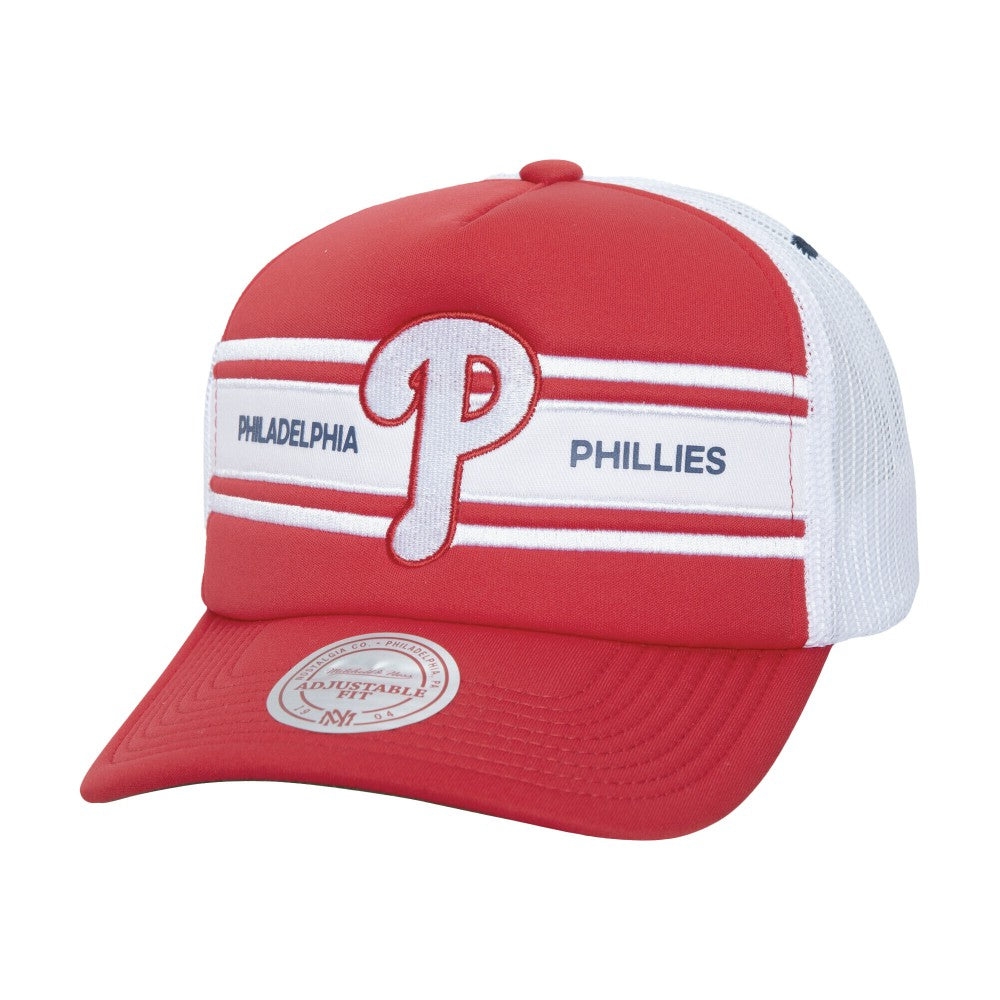 Philadelphia Phillies Sideline Trucker Adjustable Hat - Red - MLB Lifestyle
