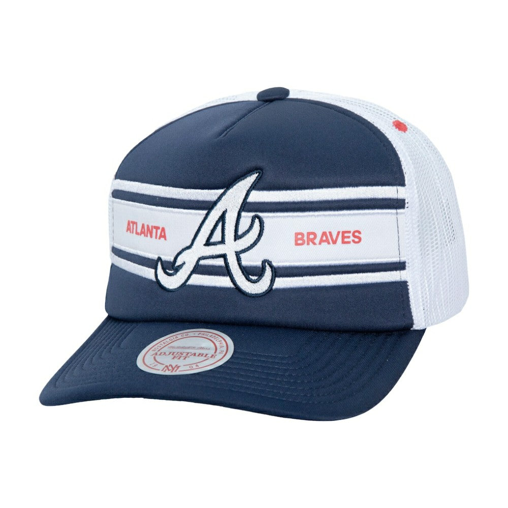 Atlanta Braves Sideline Trucker Adjustable Hat - Navy - MLB Online