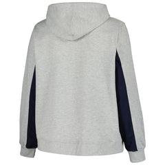 New York Yankees Profile Women's Plus Size Pullover Jersey Hoodie - Heather Gray - MLB Sale
