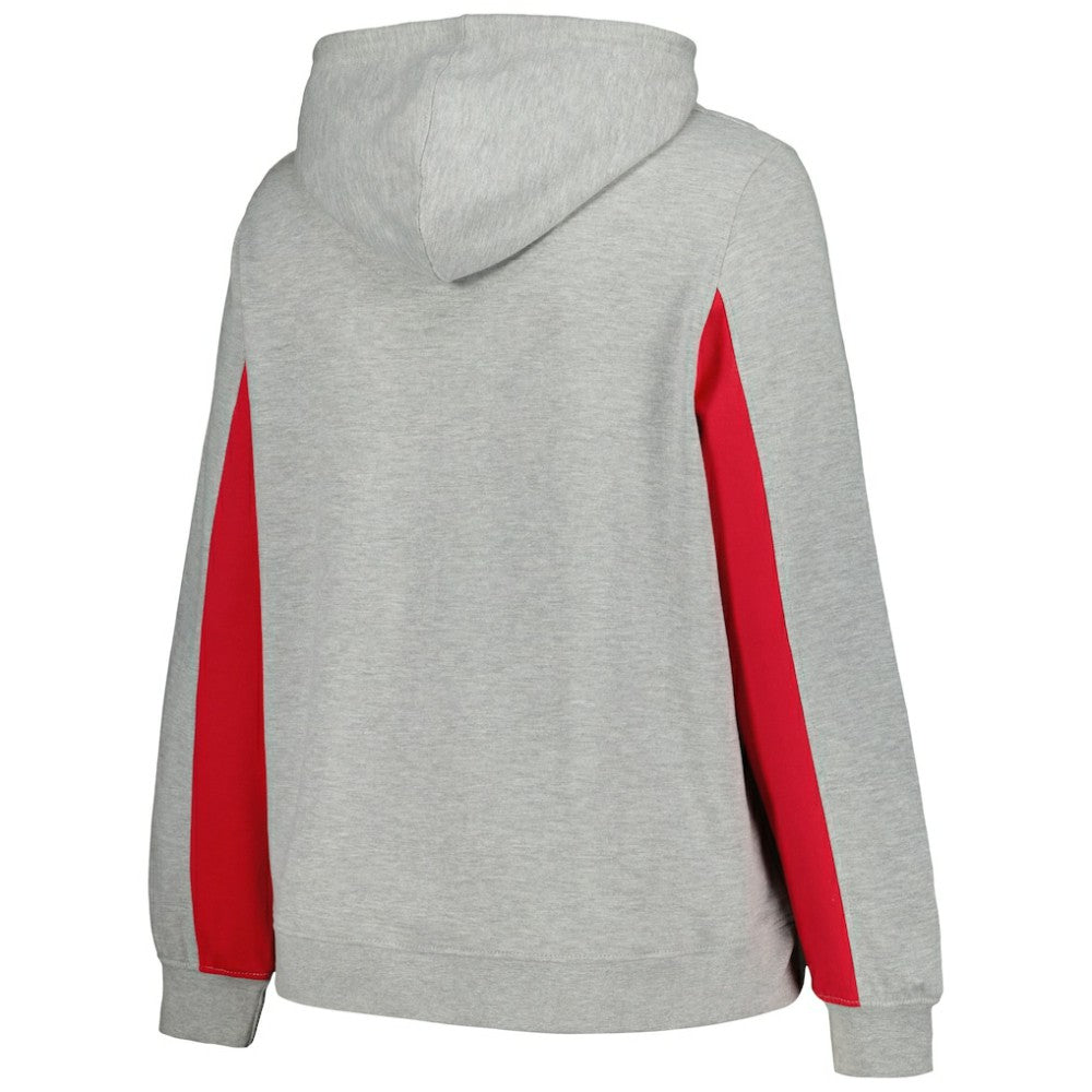 St. Louis Cardinals Profile Women's Plus Size Pullover Jersey Hoodie - Heather Gray - MLB Online