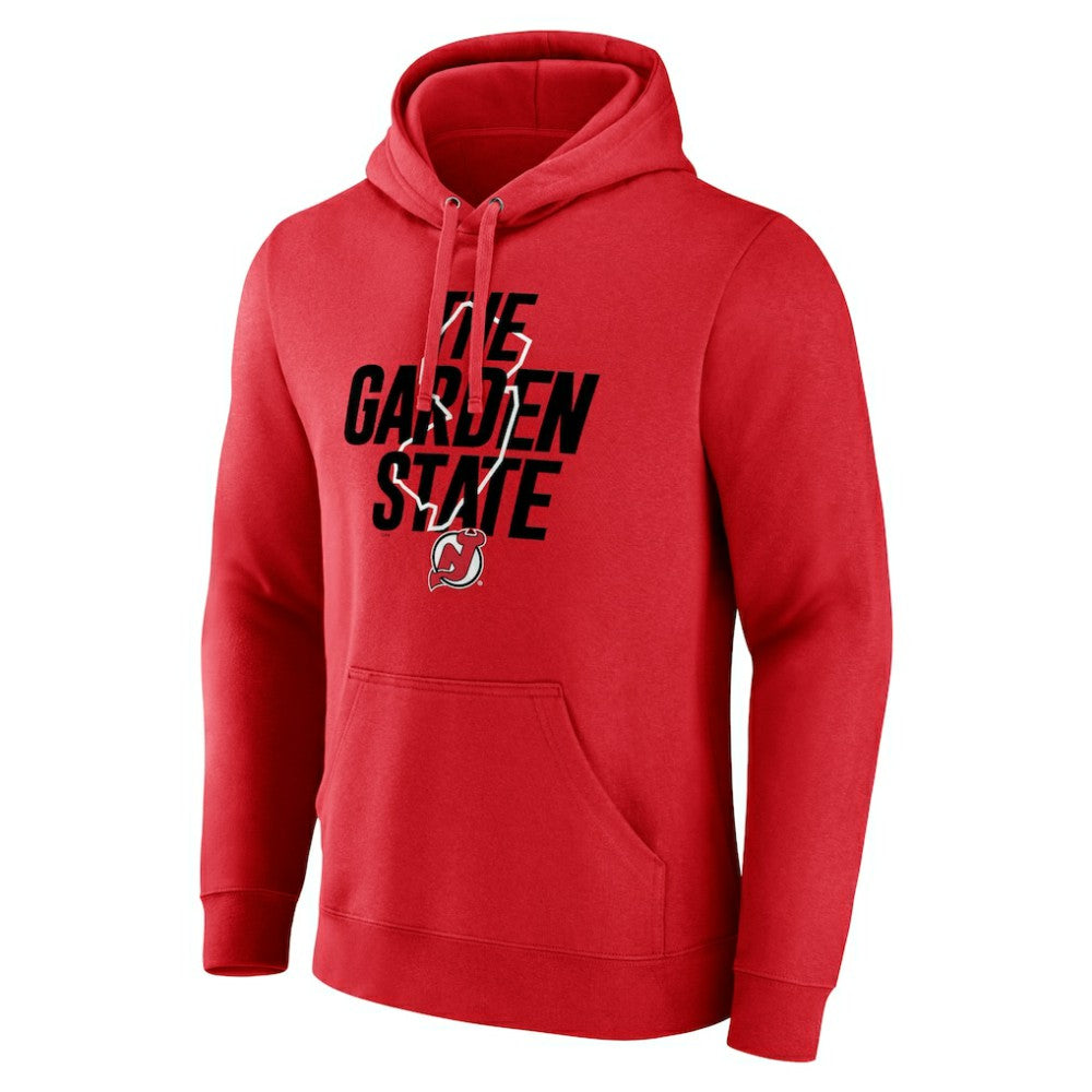 New Jersey Devils Native Pullover Hoodie - Red - NHL 201291196