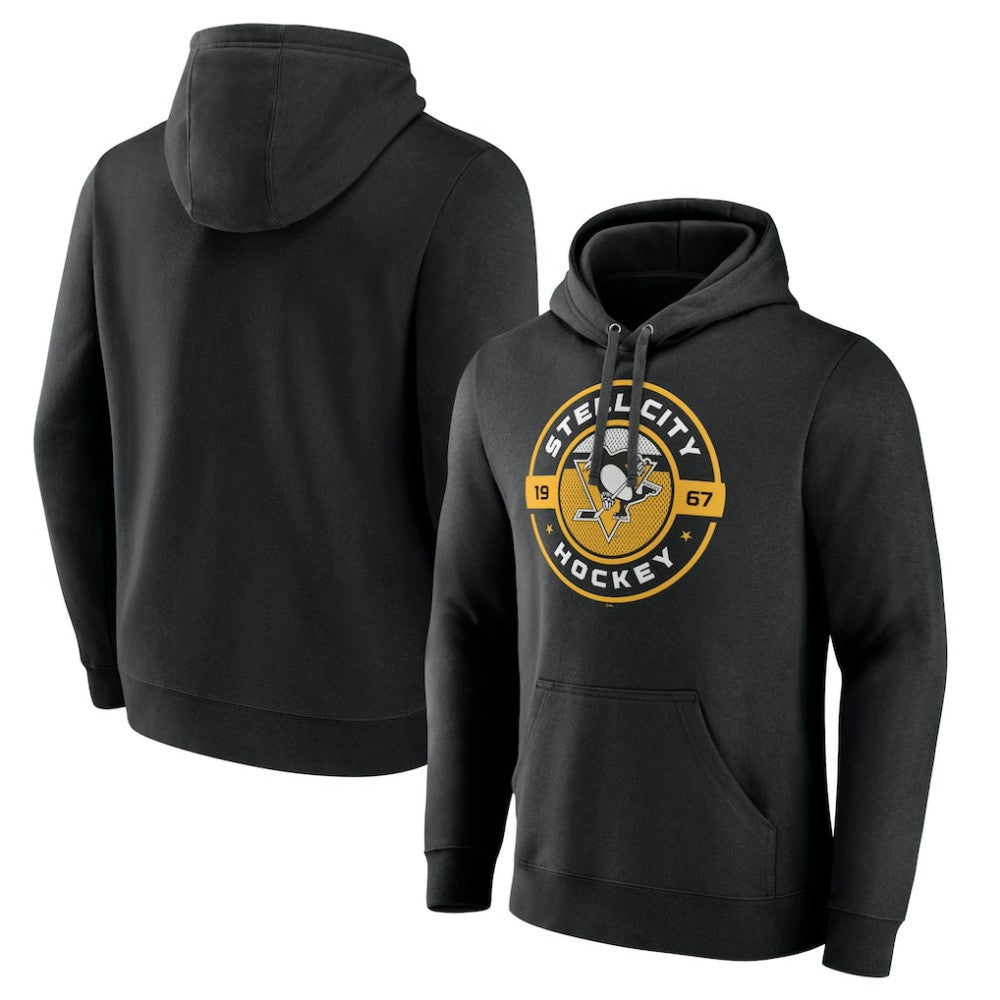 Pittsburgh Penguins Native Pullover Hoodie - Black - NHL 201291237