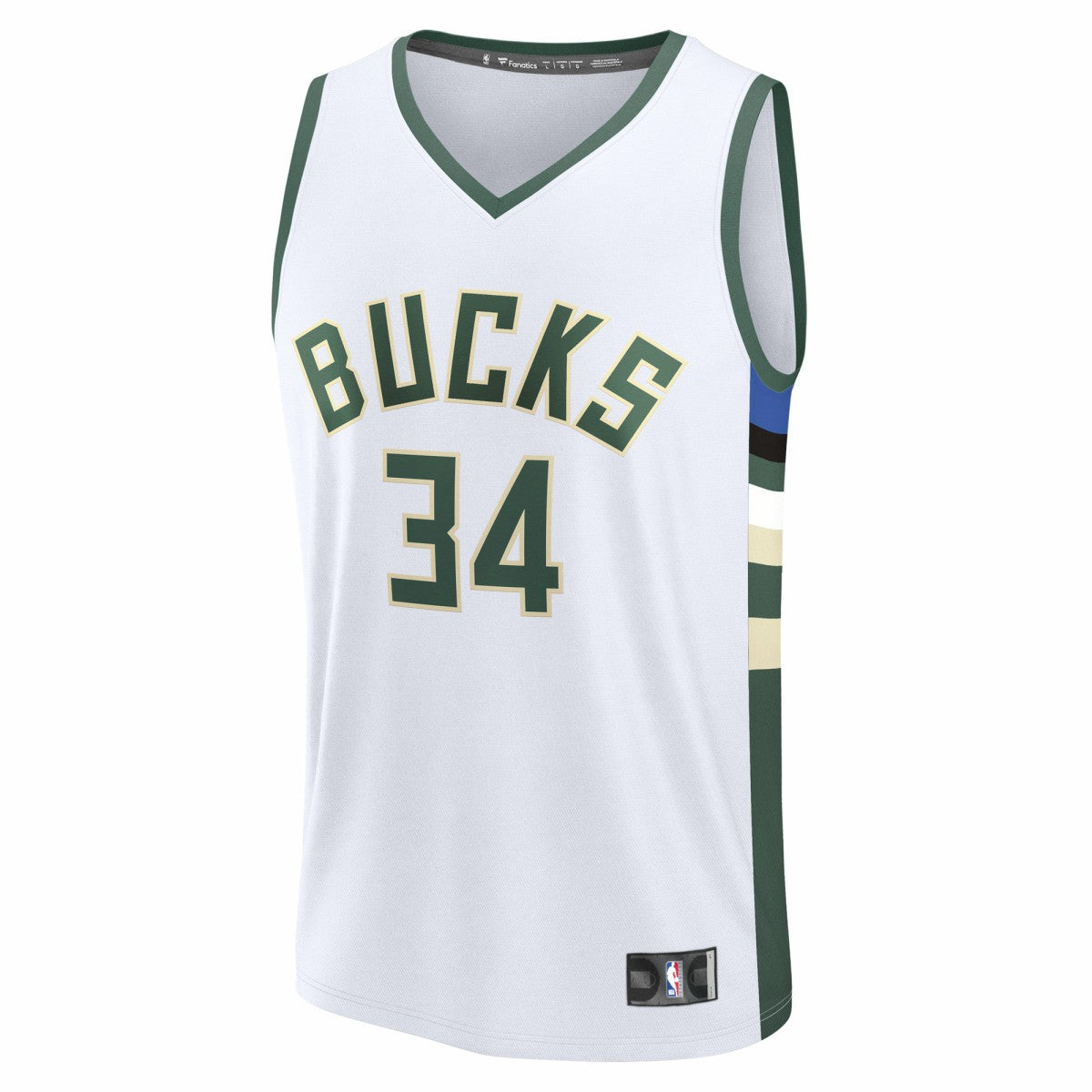 Giannis Antetokounmpo Milwaukee Bucks Fast Break Replica Player Jersey Association Edition White | Fanatics online