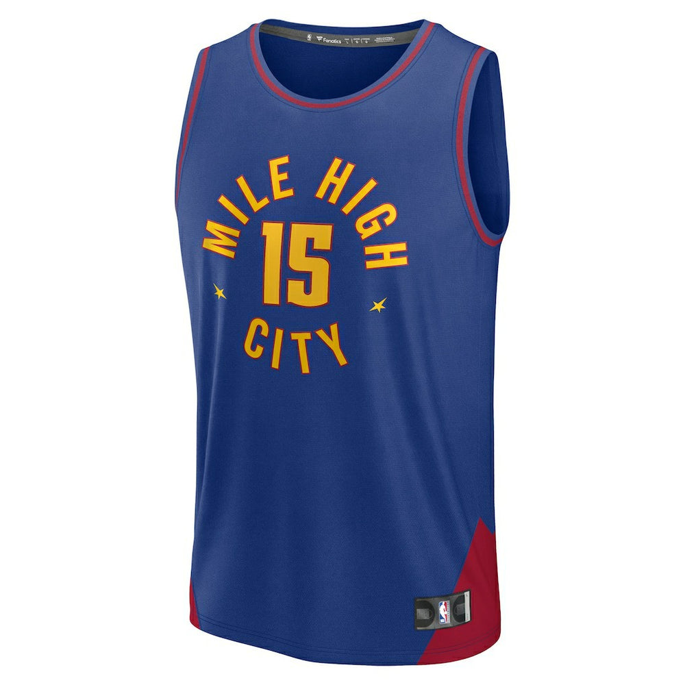Nikola Jokic Denver Nuggets Fast Break Replica Player Jersey for sale Statement Editi- Blue | Fanatics for sale