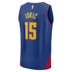 Nikola Jokic Denver Nuggets Fast Break Replica Player Jersey for sale Statement Editi- Blue | Fanatics for sale