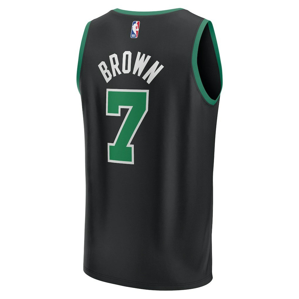 Jaylen Brown Boston Celtics Fast Break Replica Player Jersey Statement Edition Black | Fanatics Lifestyle