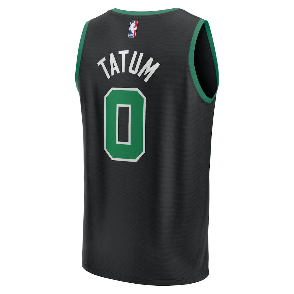 Jayson Tatum Boston Celtics Fast Break Replica Player Jersey Statement Edition Black | Fanatics discount