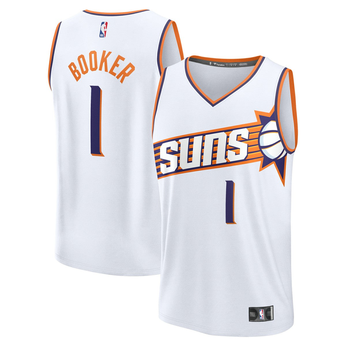 Devin Booker Phoenix Suns Fast Break Replica Player Jersey Association Edition White | Fanatics discount