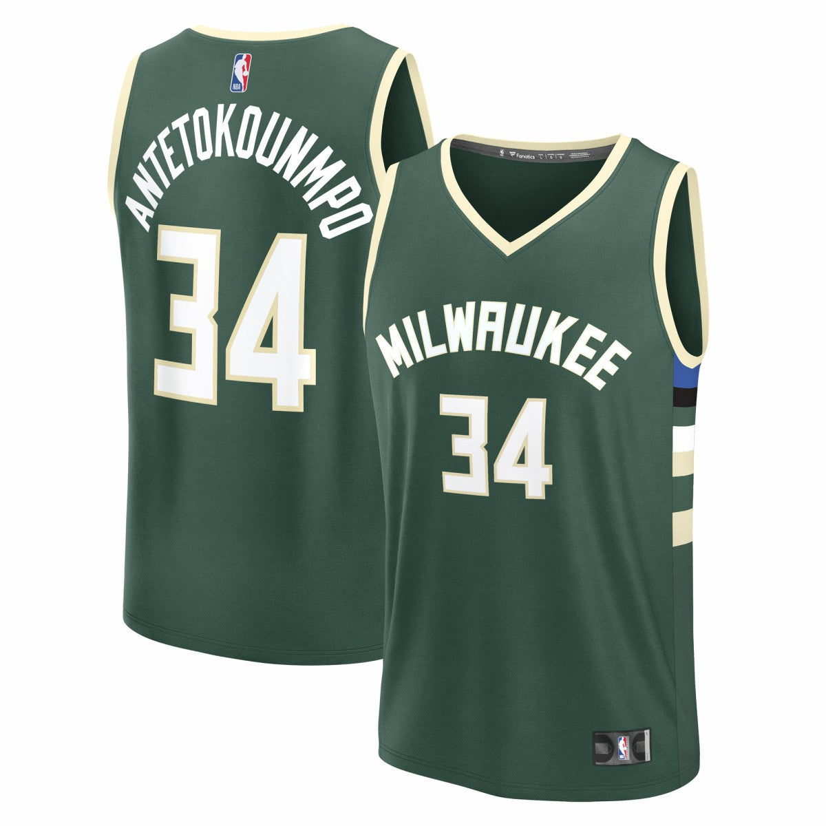 Giannis Antetokounmpo Milwaukee Bucks Youth Fast Break Replica Player Jersey Icon Edition Hunter Green | Fanatics Near Me