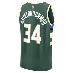Giannis Antetokounmpo Milwaukee Bucks Youth Fast Break Replica Player Jersey Icon Edition Hunter Green | Fanatics Near Me