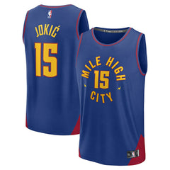Nikola Jokic Denver Nuggets Youth Fast Break Replica Player Jersey for sale Statement Editi- Blue | Fanatics Lifestyle