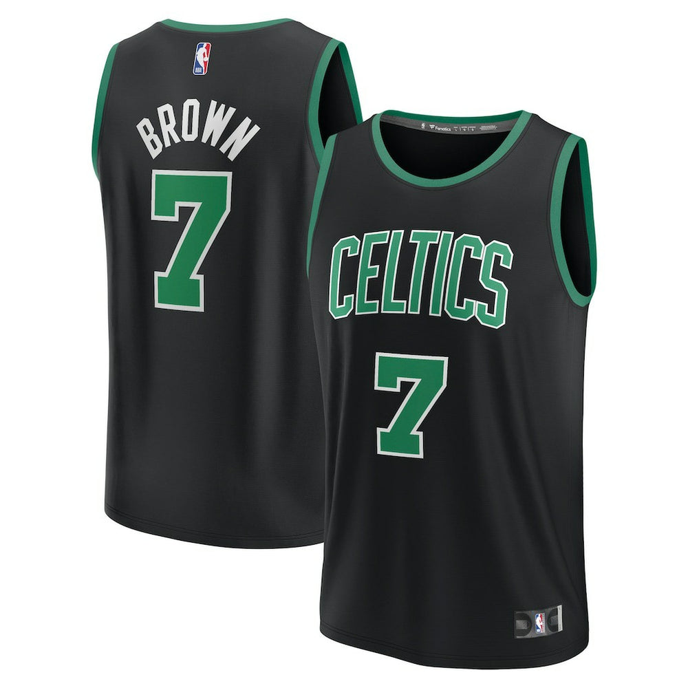Jaylen Brown Boston Celtics Youth Fast Break Replica Player Jersey Statement Edition Black | Fanatics discount