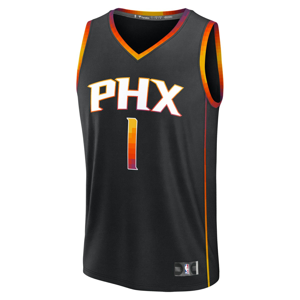 Devin Booker Phoenix Suns Youth Fast Break Replica Player Jersey Statement Edition Black | Fanatics