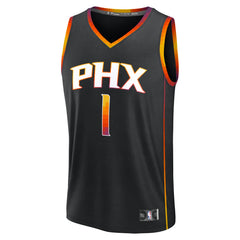 Devin Booker Phoenix Suns Youth Fast Break Replica Player Jersey Statement Edition Black | Fanatics