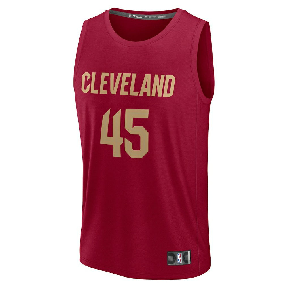 Donovan Mitchell Cleveland Cavaliers Youth Fast Break Replica Player Jersey for sale Icon Editi- Wine | Fanatics discount