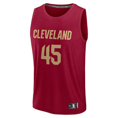 Donovan Mitchell Cleveland Cavaliers Youth Fast Break Replica Player Jersey for sale Icon Editi- Wine | Fanatics discount