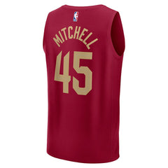 Donovan Mitchell Cleveland Cavaliers Youth Fast Break Replica Player Jersey for sale Icon Editi- Wine | Fanatics discount
