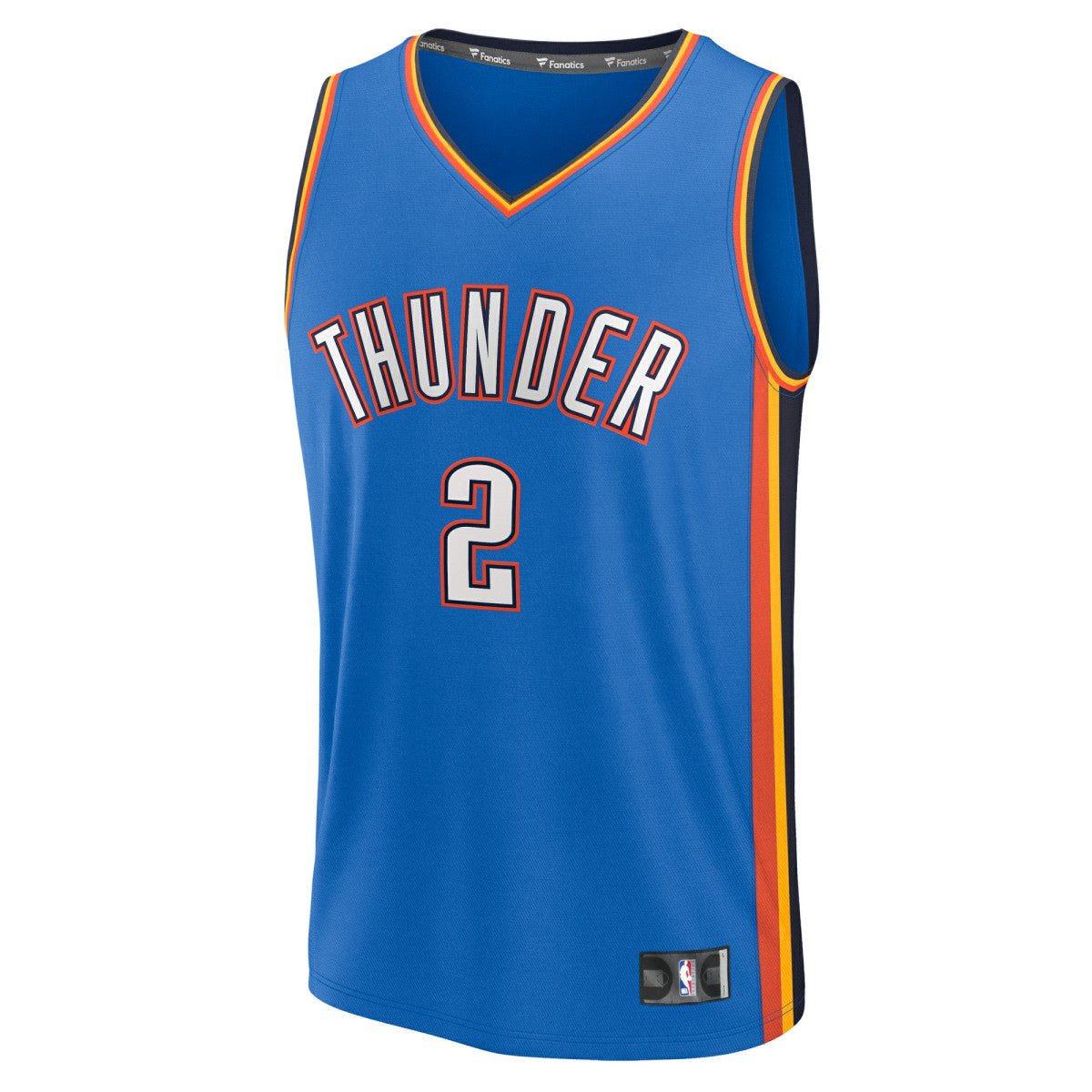 Shai Gilgeous-Alexander Oklahoma City Thunder Youth Fast Break Replica Player Jersey Icon Edition Blue | Fanatics