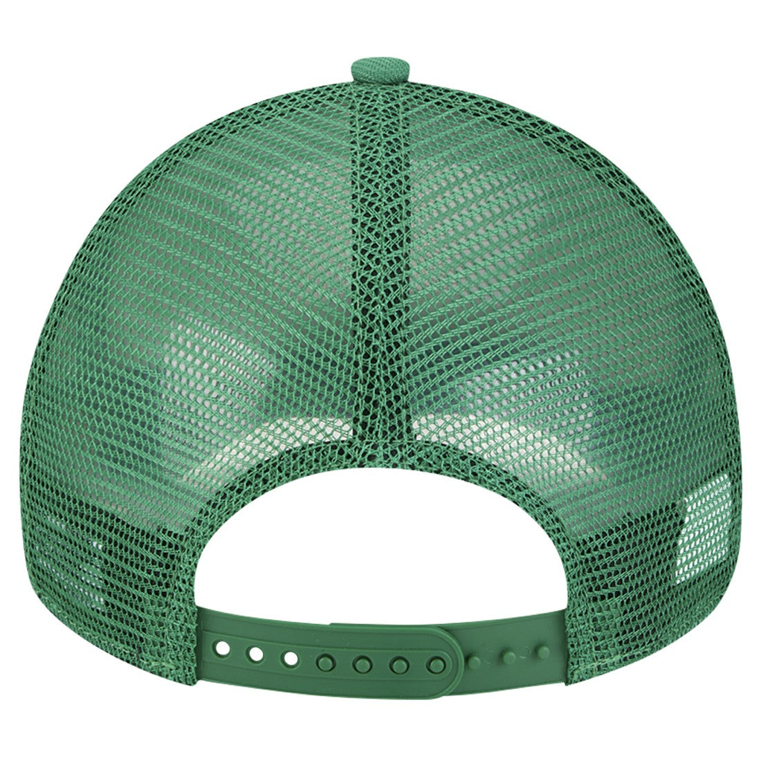 New York Jets New Era 9FORTY A-Frame Trucker Adjustable Hat Green